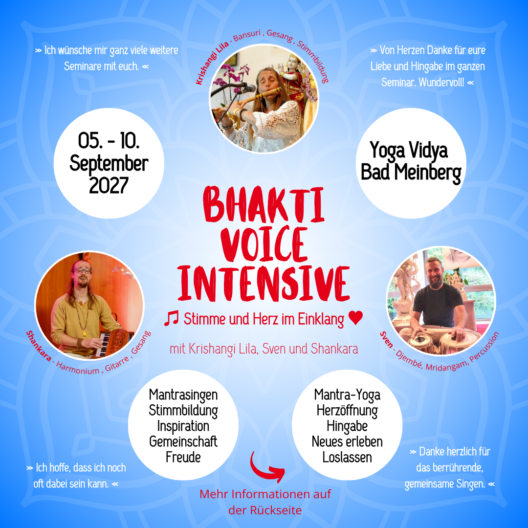 Bhakti-Voice-Intensive | Stimme und Herz im Einklang